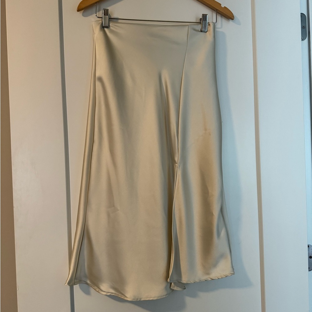 Altar’d State Silk Midi Skirt